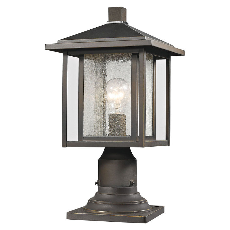 554PHM-554PM - Aspen 1 Light 9" Pier Mount
