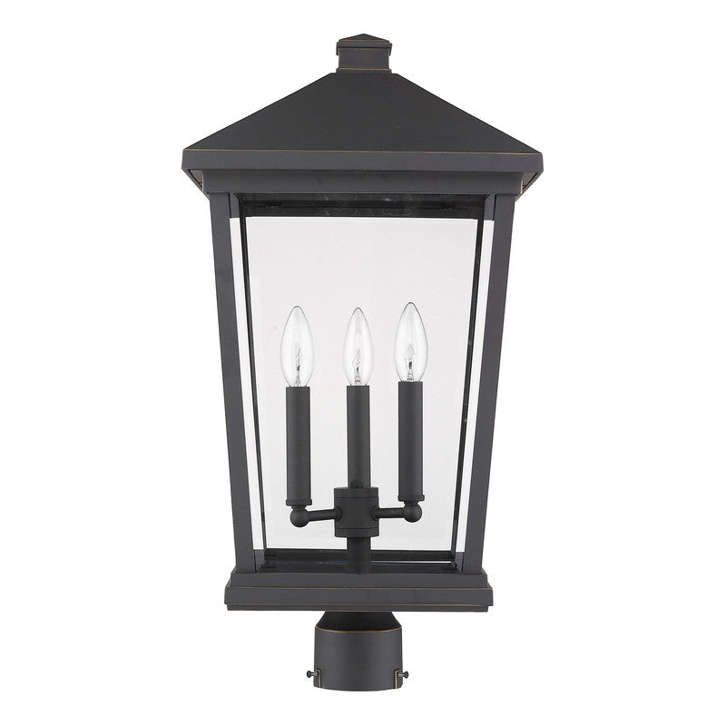 Z-Lite 568PHXLR - Beacon 3 Light 12" Post Mount