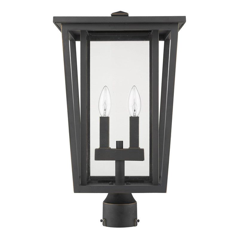 Z-Lite 571PHBR - Seoul 2 Light 11" Post Mount