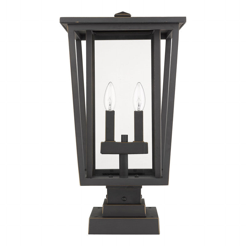 Z-Lite 571PHBS-SQPM - Seoul 2 Light 11" Pier Mount