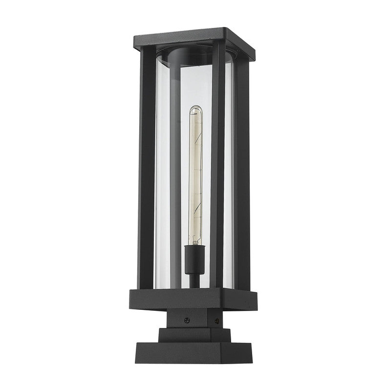 586PHBS-SQPM - Glenwood 1 Light 8" Pier Mount