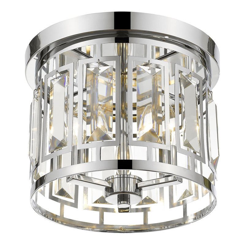 Z-Lite 6007F - Mersesse 3 Light 13" Flush Mount