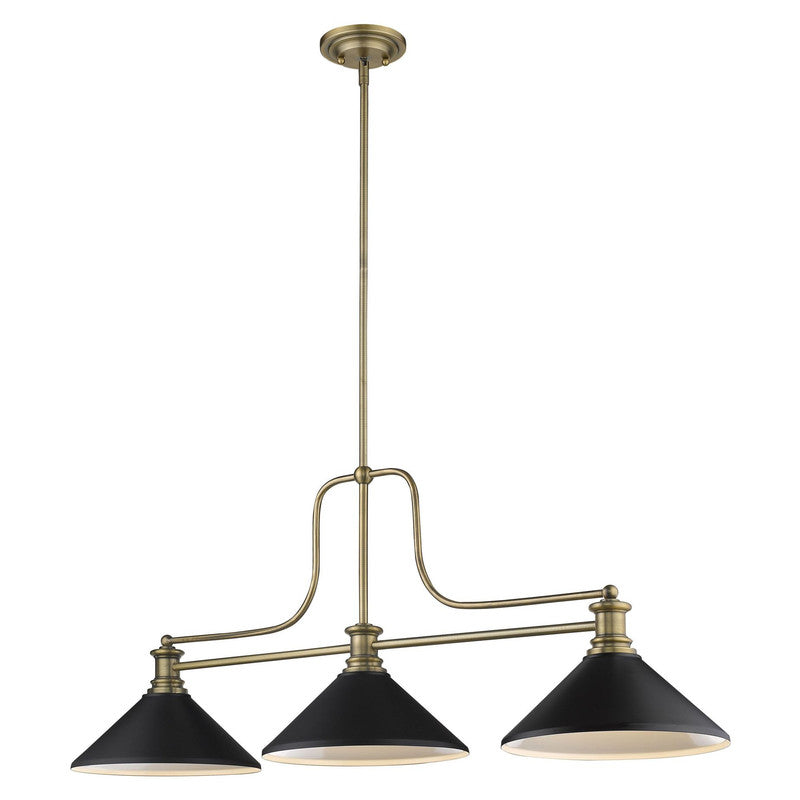 Z-Lite 725-3-M - Melange 3 Light 52" Chandelier