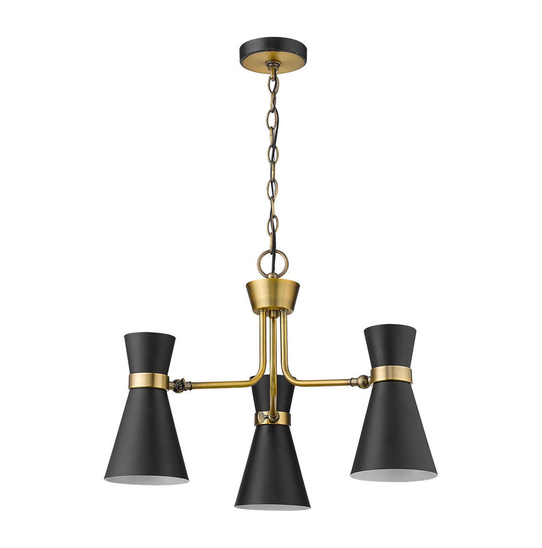 Z-Lite 728-3MB - Soriano 3 Light 24" Chandelier