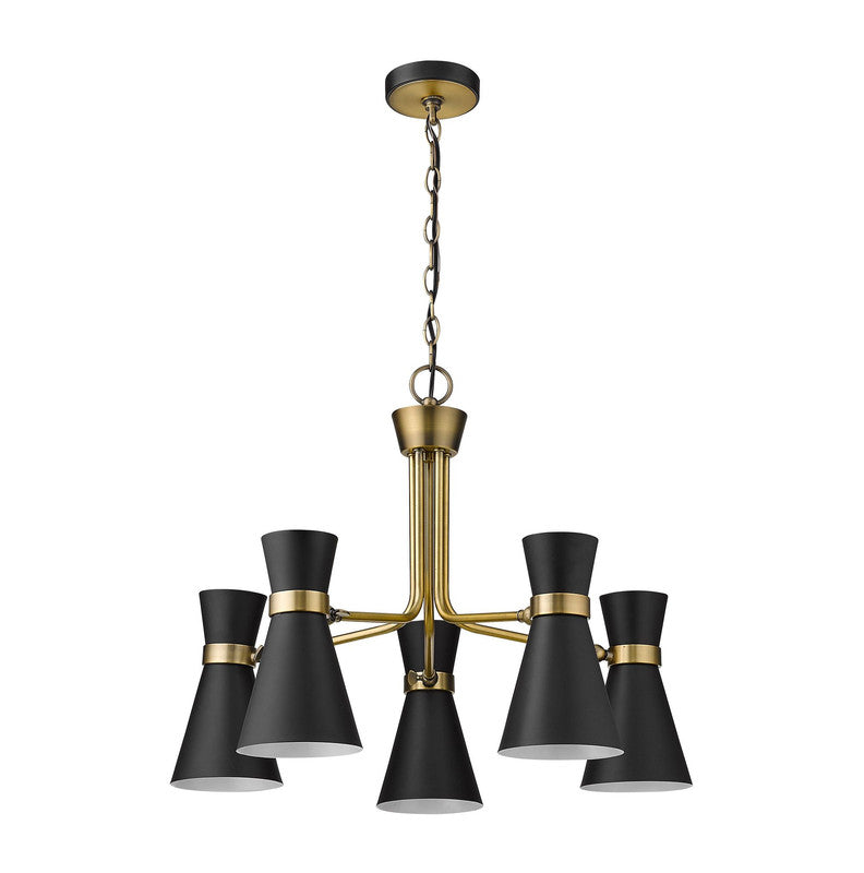 Z-Lite 728-5MB - Soriano 5 Light 27" Chandelier