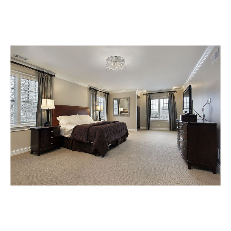 872CH-RF16 - Terra 6 Light 16" Flush Mount