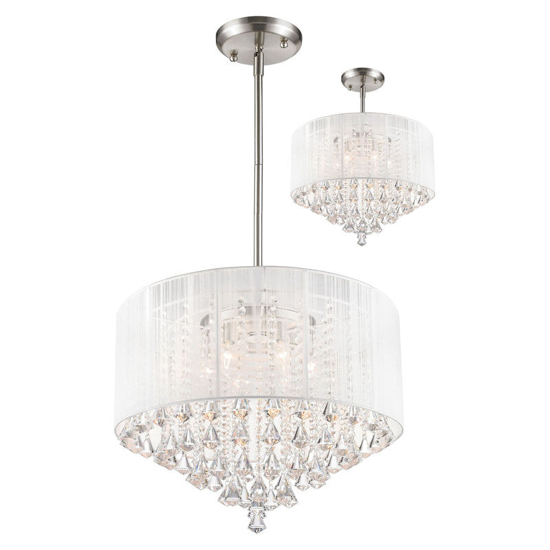 Z-Lite 891-24-C - Aura 6 Light 24" Pendant