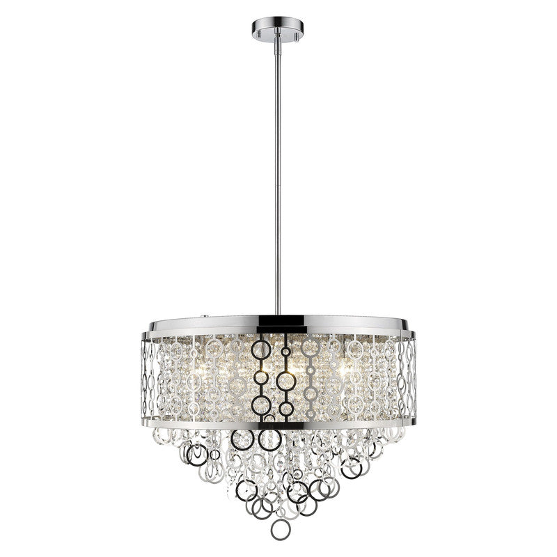 Z-Lite 9002P24-CH - Bijou 9 Light 24" Pendant