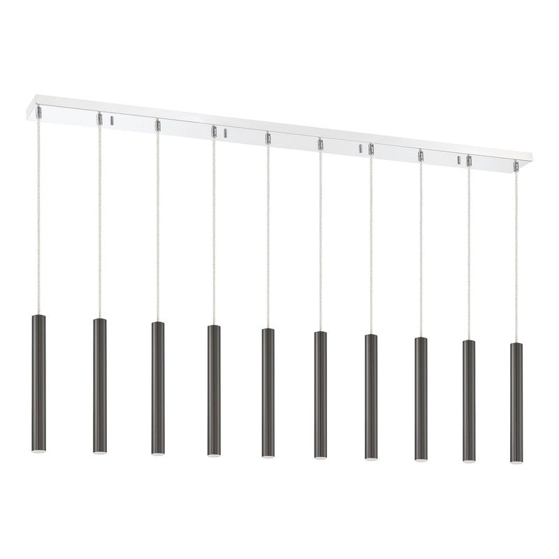 Z-Lite 917MP12-LED-10L - Forest 10 Light 57" Chandelier