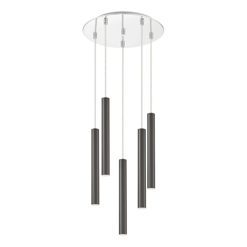 Z-Lite 917MP12-LED-5R - Forest 5 Light 14" Chandelier