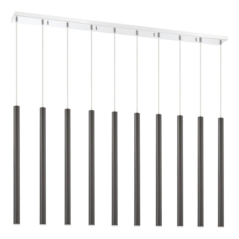 Z-Lite 917MP24-LED-10L - Forest 10 Light 57" Chandelier