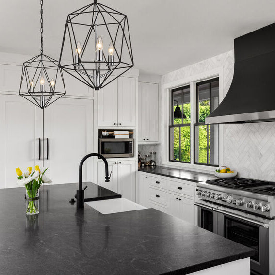 918-14 - Geo 3 Light 14" Chandelier