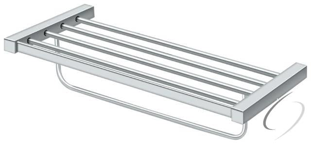ZA2024-26 24" Hotel Shelf with Bracket ZA Series; Bright Chrome Finish