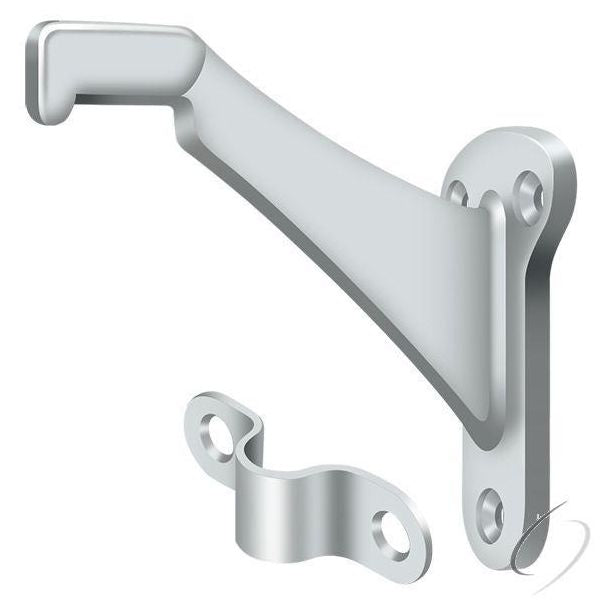 ZHRBB325U26 Hand Rail Brackets; Zinc 3-1/4" Projection; Bright Chrome Finish