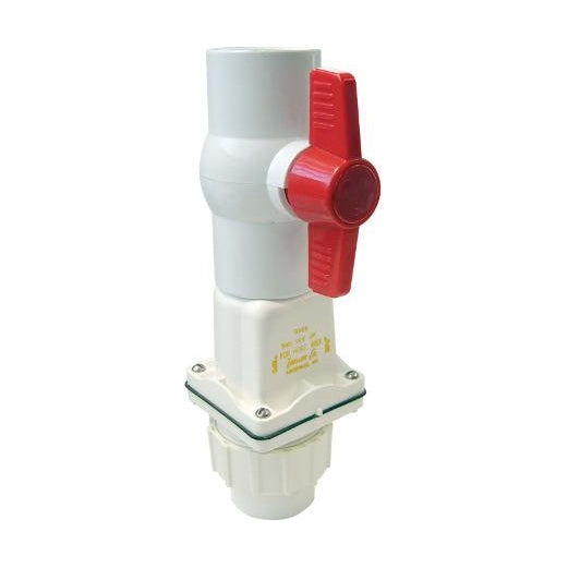 30-0100 - 1-1/2" Tri-Check PVC Check Valve / Ball Valve / Union Combination