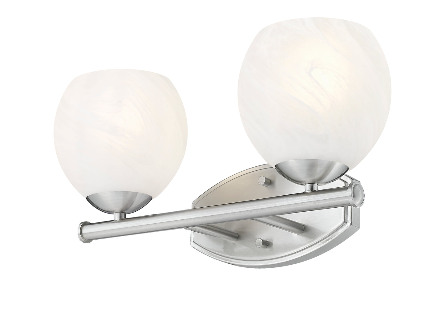 1963-2V-BN - Colette 2 Light 16" Vanity - Brushed Nickel