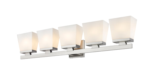 1937-5V-BN - Astor 5 Light 36" Vanity - Brushed Nickel