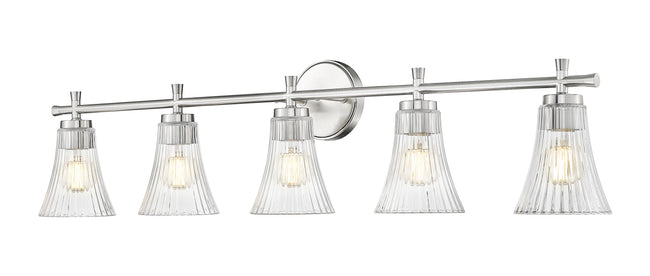7519-5V-BN - Belle 5 Light 42" Vanity - Brushed Nickel