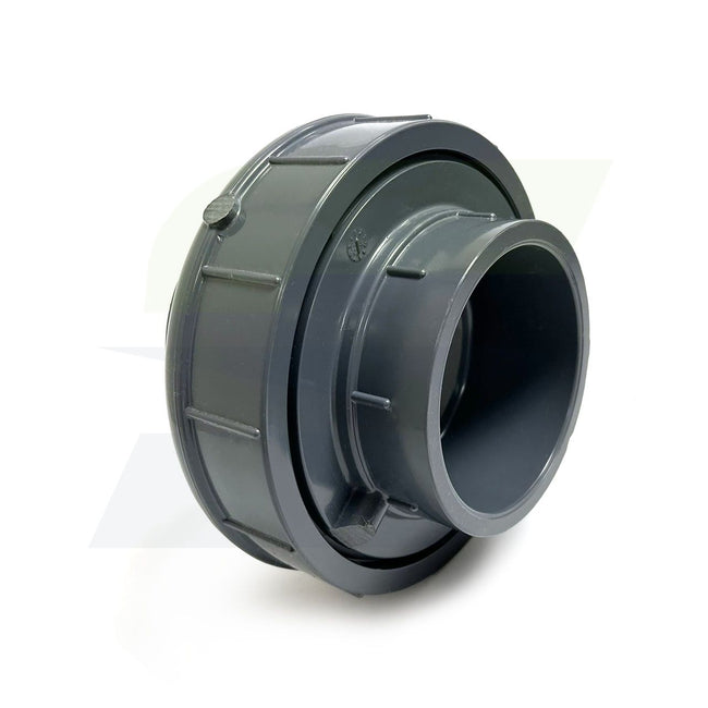 857-030 - 3" Schedule 80 PVC Union with Viton O-Ring -  Socket x Socket