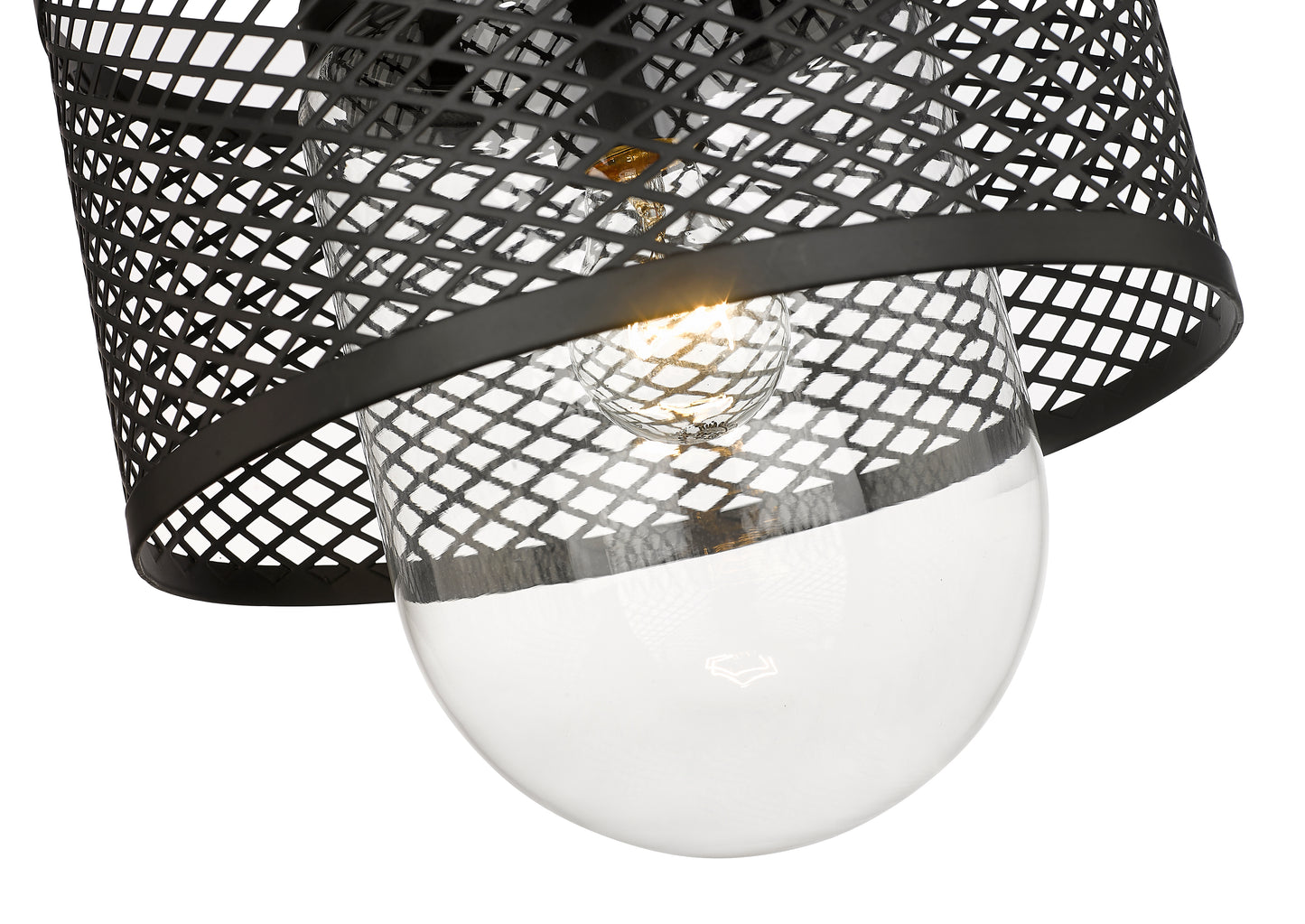 3037P11-MB - Kipton 1 Light 11" Pendant - Matte Black