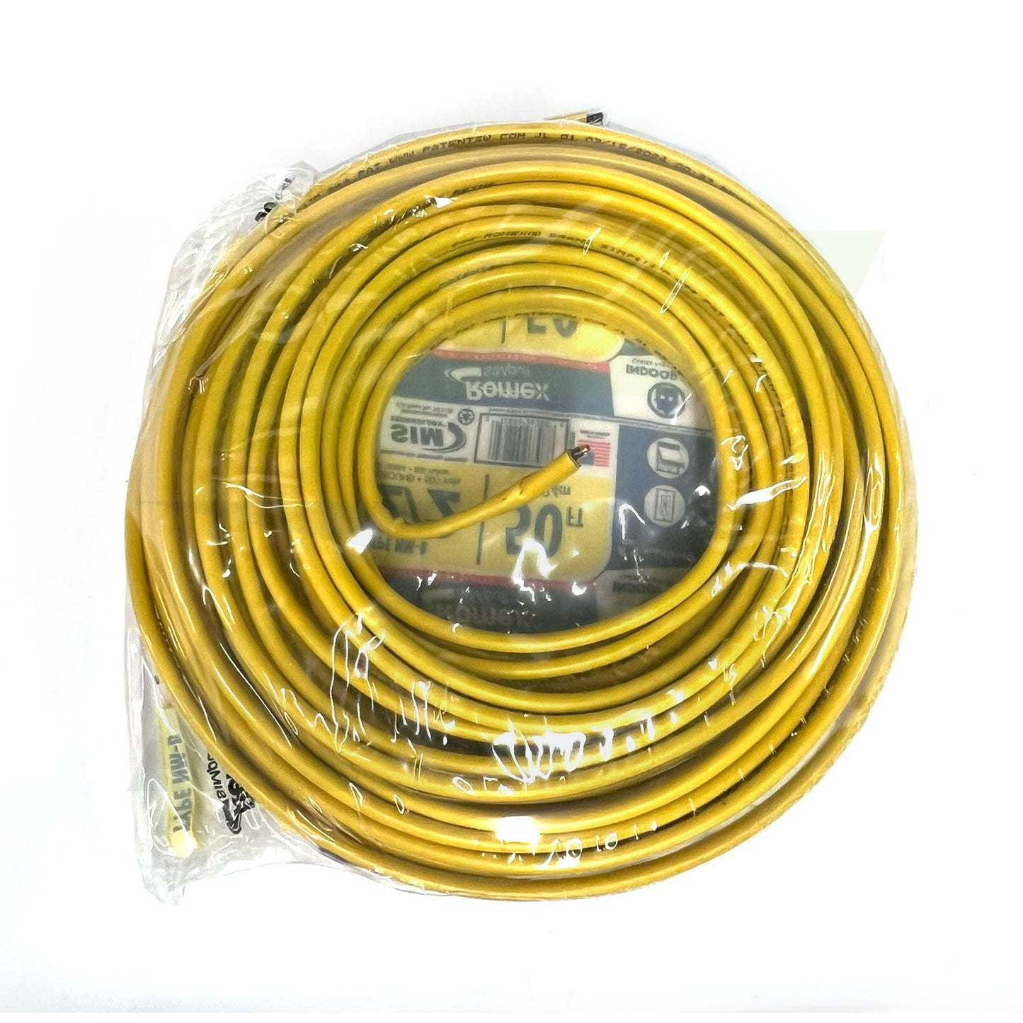 28828222 - 12/2 Yellow Romex SIMpull NM-Ba Indoor Electrical Cable with Ground - 50 ft