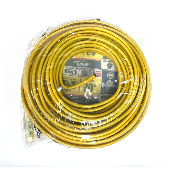 28828222 - 12/2 Yellow Romex SIMpull NM-Ba Indoor Electrical Cable with Ground - 50 ft