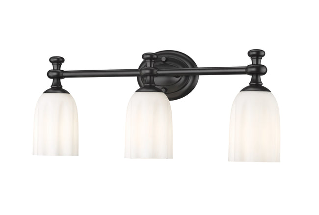 1102-3V-MB - Orion 3 Light 22" Vanity - Matte Black