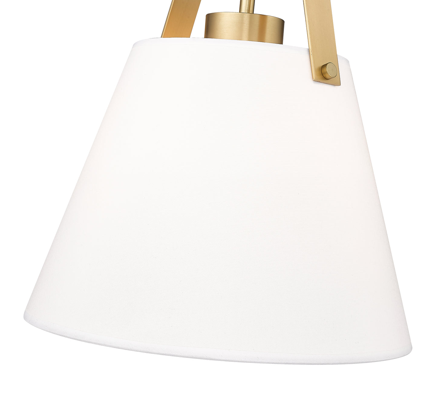 743P12-HBR - Z-Studio 1 Light 12" Pendant - Heritage Brass