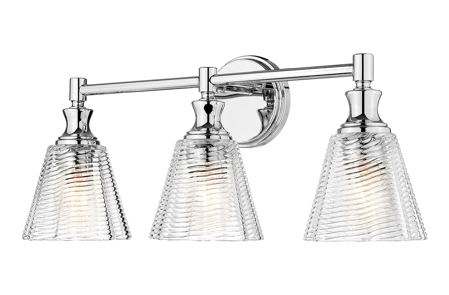 7704-3V-CH - Auden 3 Light 24" Vanity - Chrome