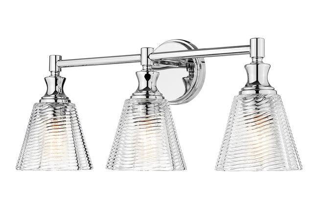 7704-3V-CH - Auden 3 Light 24" Vanity - Chrome