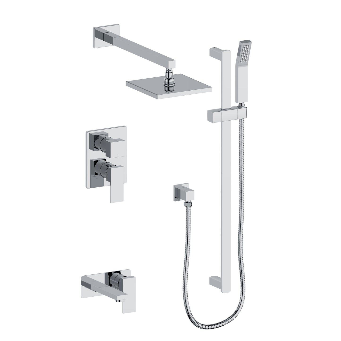 BLS-SHS-CH - Bliss Shower System in Chrome