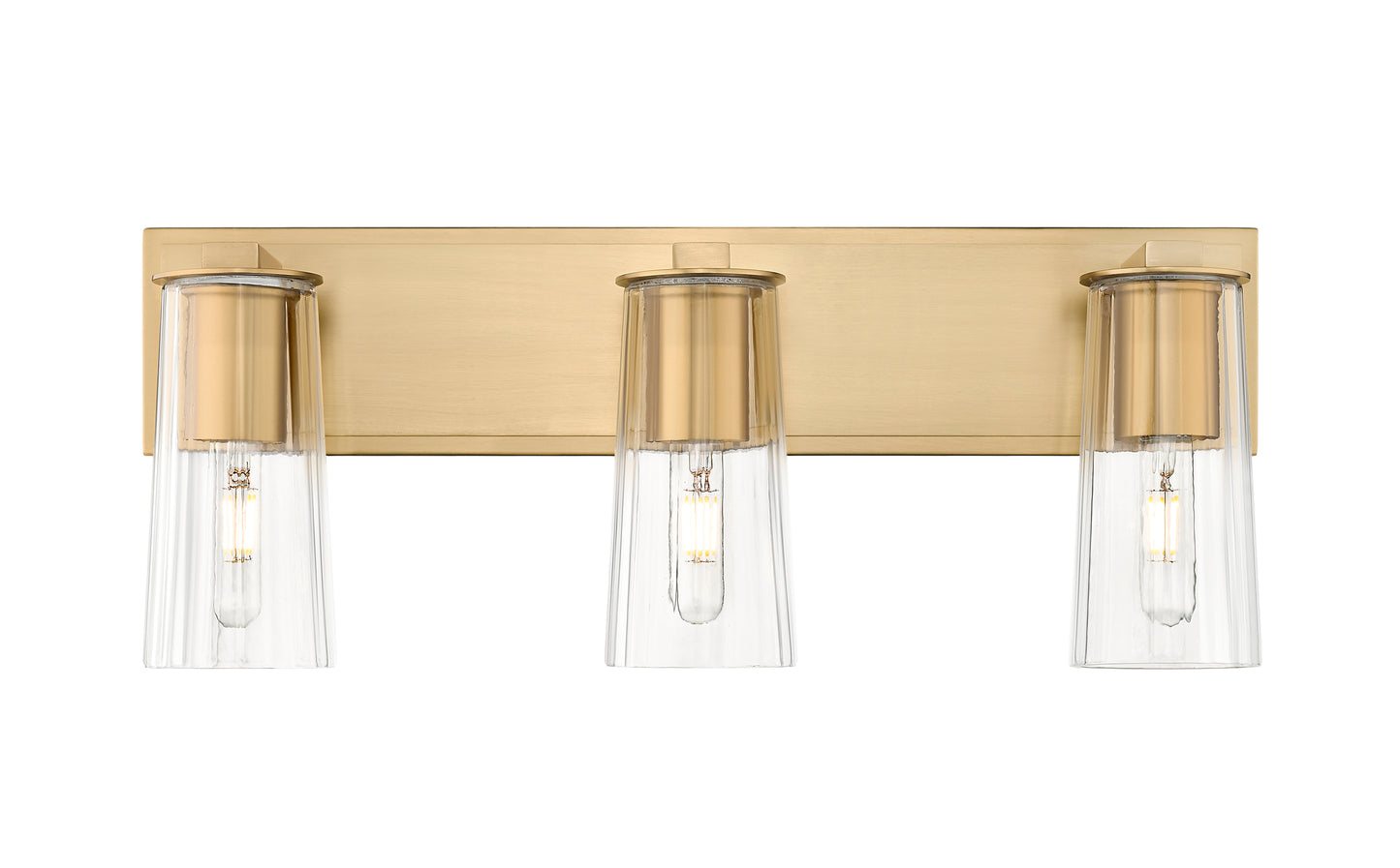 826-3V-MGLD - Titus 3 Light 24" Vanity - Modern Gold