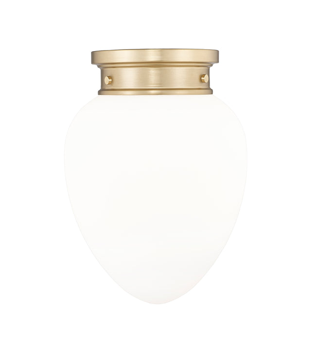 1945F9-MGLD - Gideon 1 Light Flush 10" Mount - Modern Gold