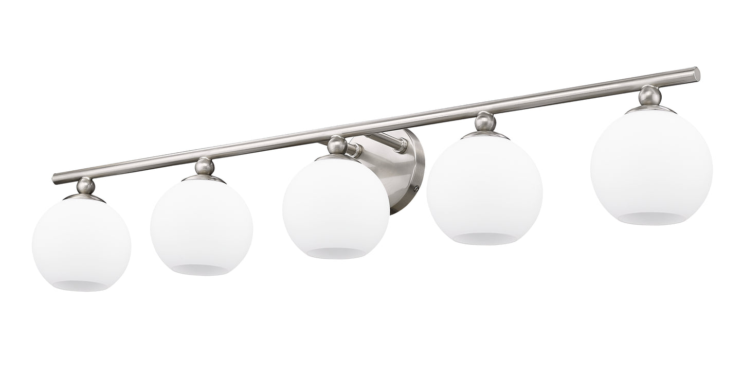 1100-5V-BN - Neoma 5 Light 38" Vanity - Brushed Nickel