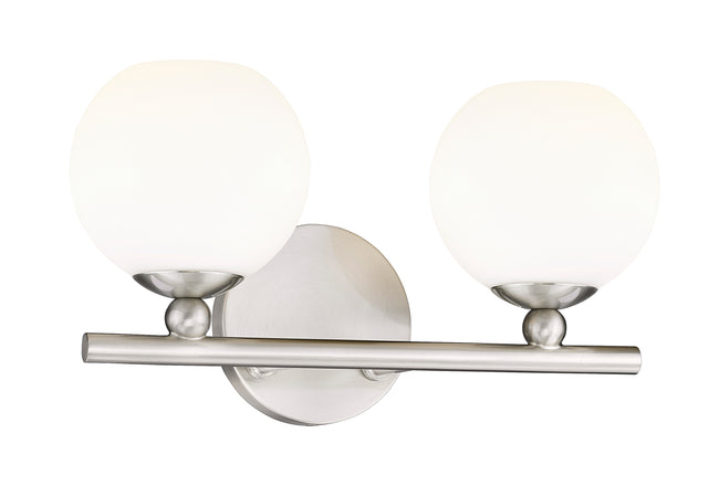 1100-2V-BN - Neoma 2 Light 14" Vanity - Brushed Nickel