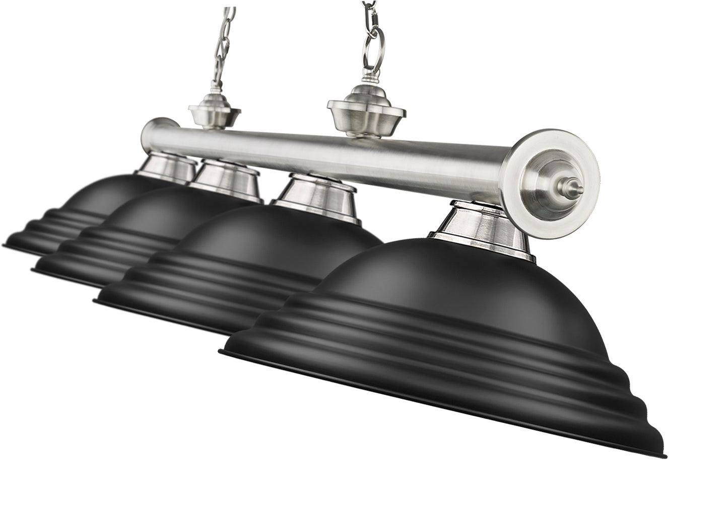 2306-4BN-SMB - Cordon 4 Light 82" Billiard - Brushed Nickel