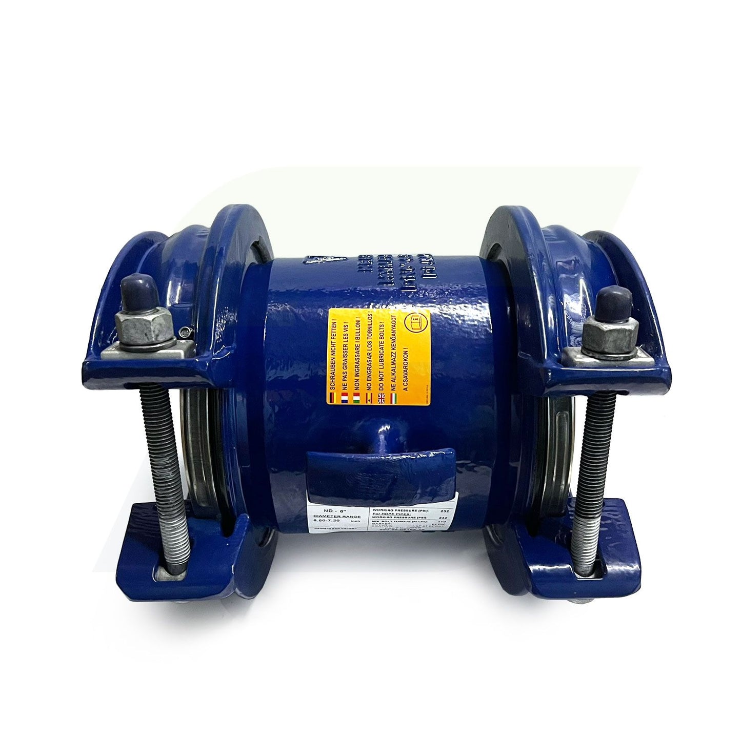 890-56-06165-16 - Hymax Grip Coupling - 6"