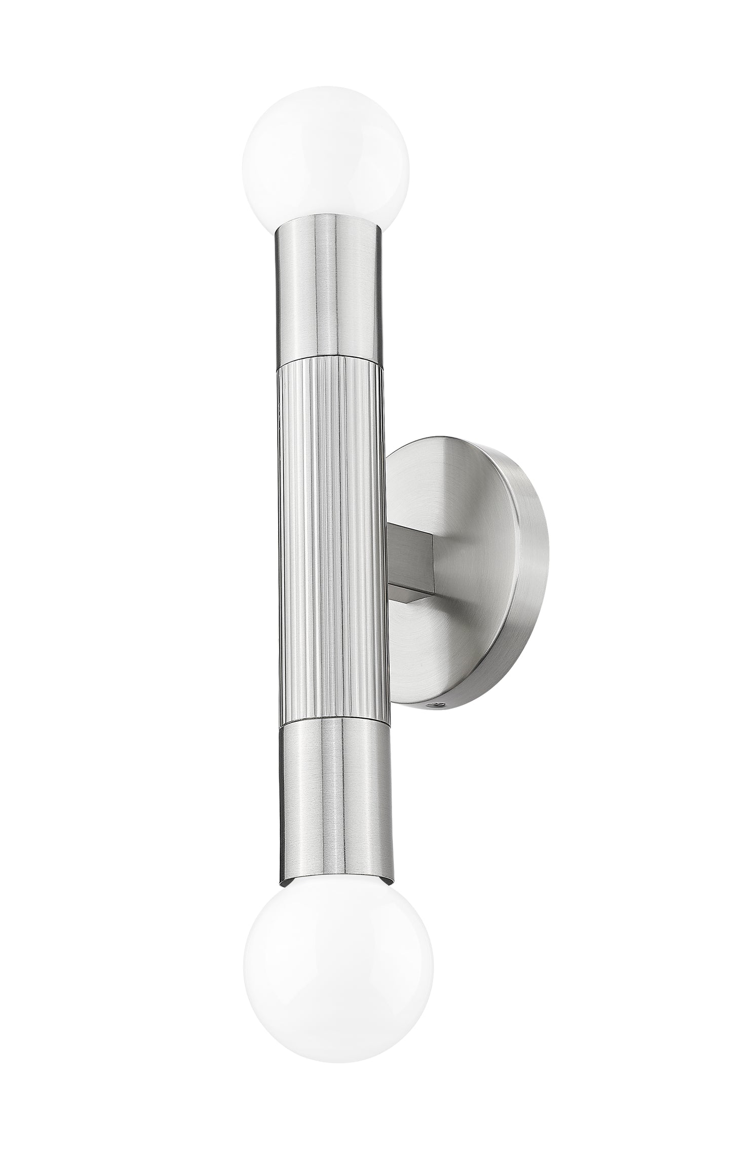1956-2S-BN - Stari 2 Light Wall 12" Sconce - Brushed Nickel