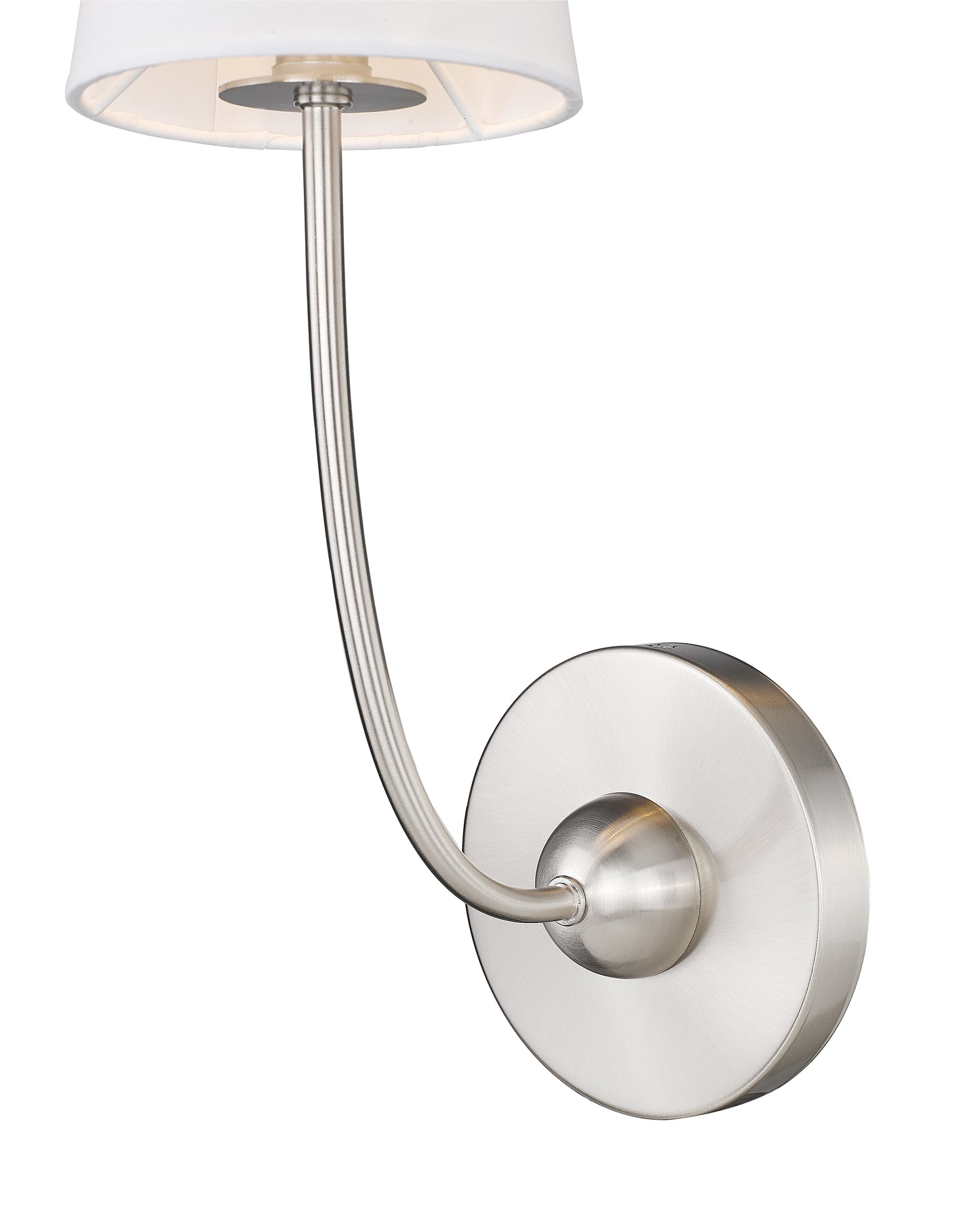 3040-1S-BN - Shannon 1 Light Wall 17" Sconce - Brushed Nickel
