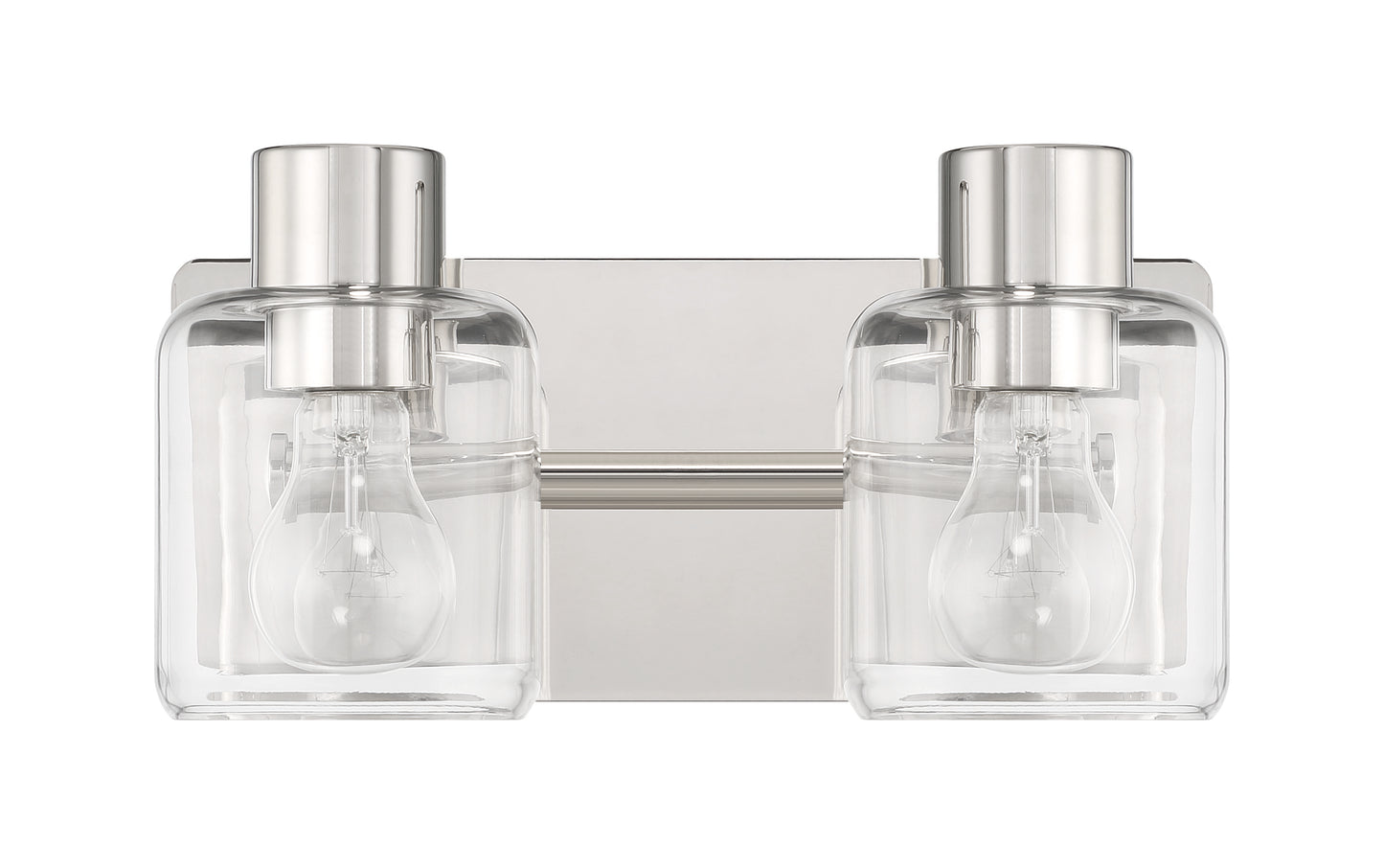 17712PLN2 - Rori 2 Light 12.38" Wide Vanity Light - Polished Nickel