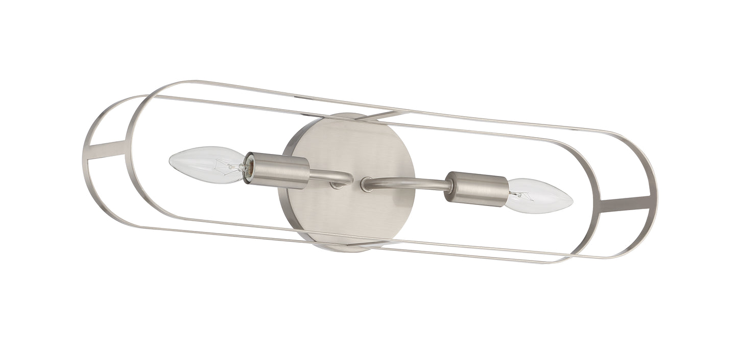 12820BNK2 - Mindful 2 Light 20" Wide Vanity Light - Brushed Nickel