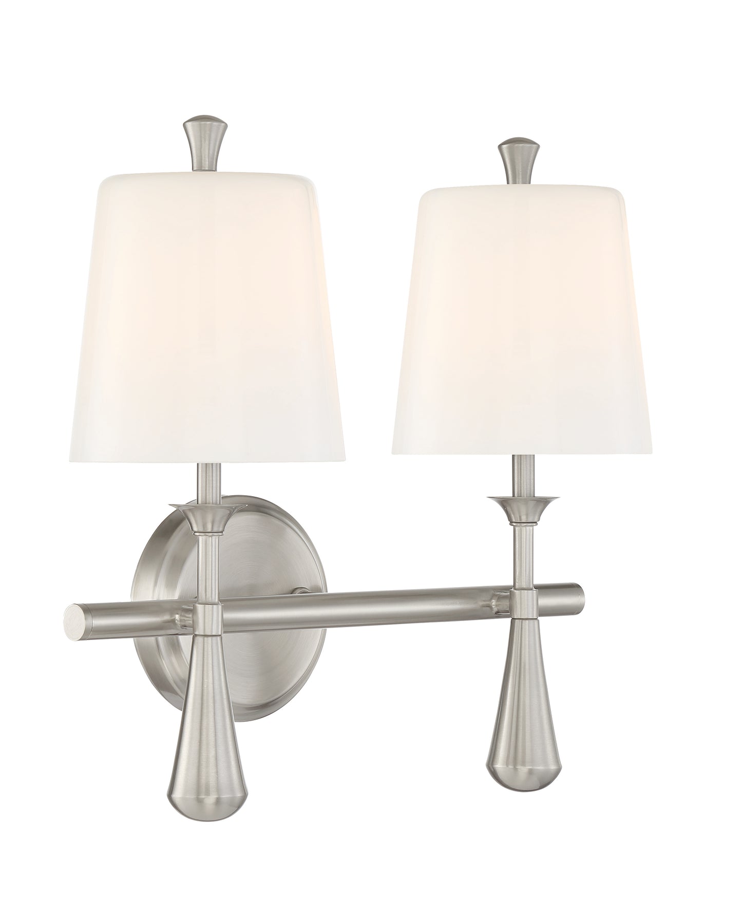 57402-BNK - Palmer 2 Light 14.25" Wide Vanity Light - Brushed Nickel