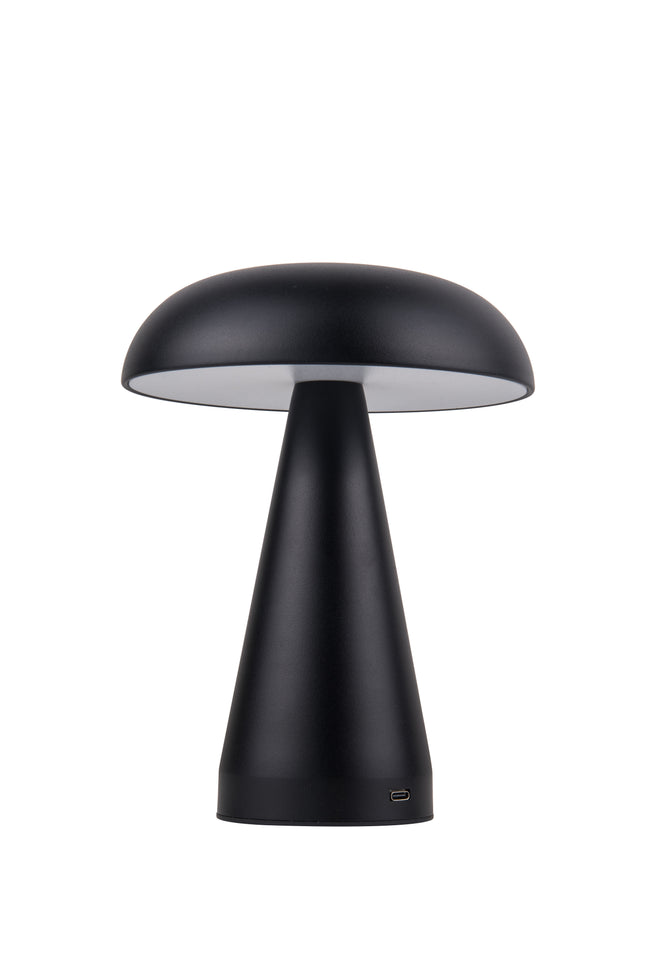 86292FB-TR - Marta 1 Light 8.25" High LED Rechargeable Lamp - Flat Black