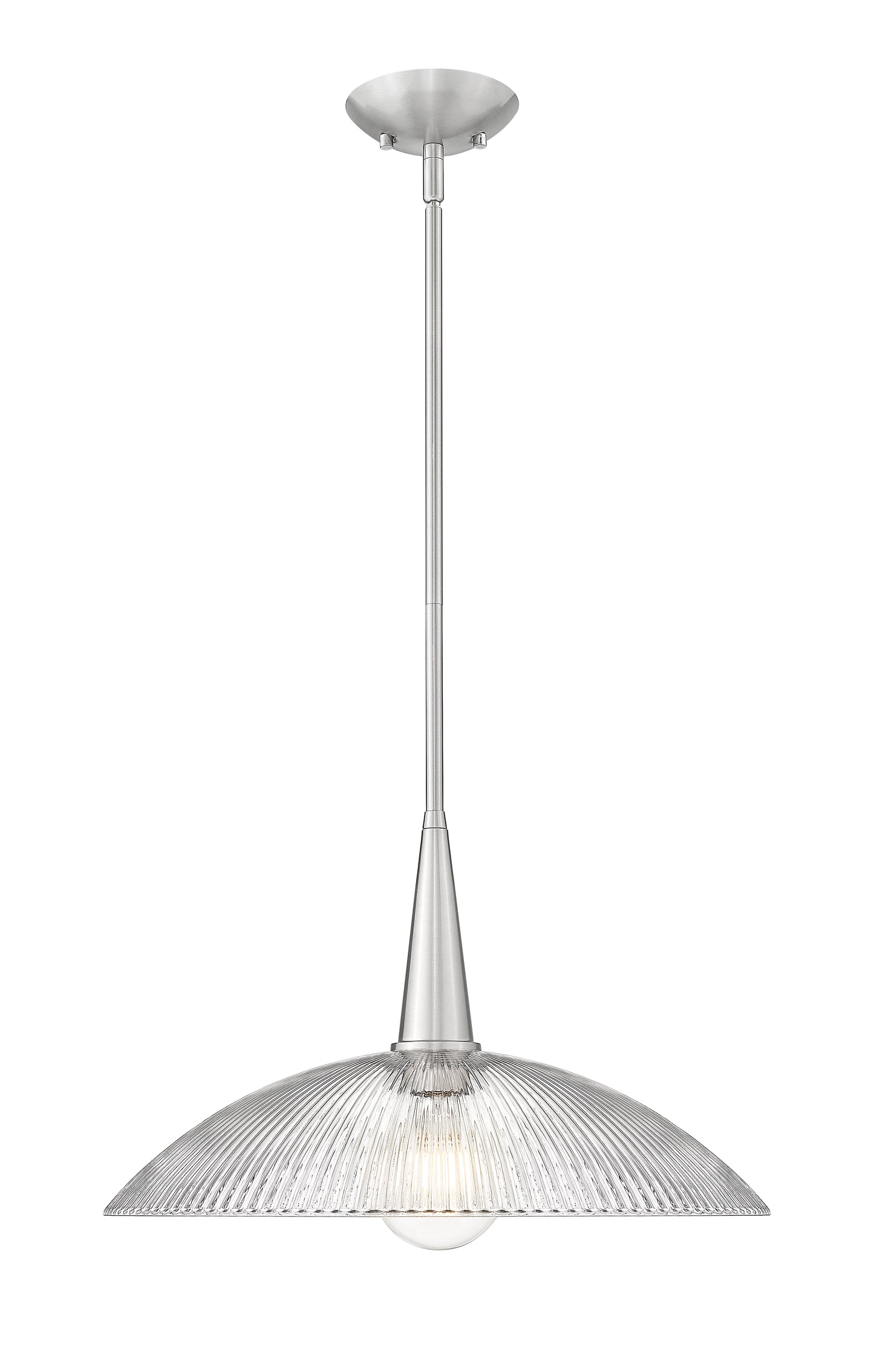3051P18-BN - Lunelle 1 Light 18" Pendant - Brushed Nickel
