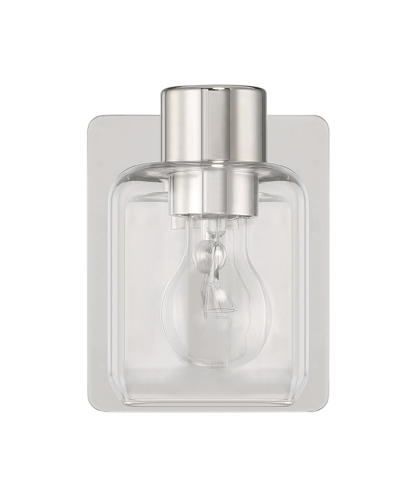 17705PLN1 - Rori 1 Light 6.5" High Wall Sconce - Polished Nickel
