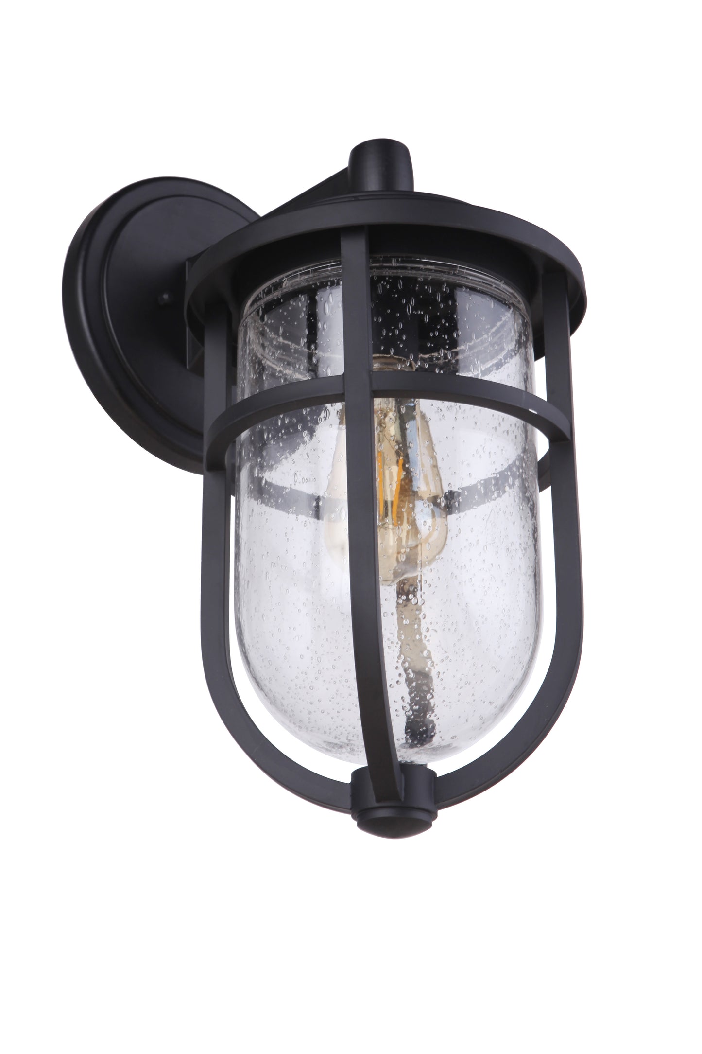ZA4714-MN - Voyage 1 Light 16" High Outdoor Wall Lantern - Midnight
