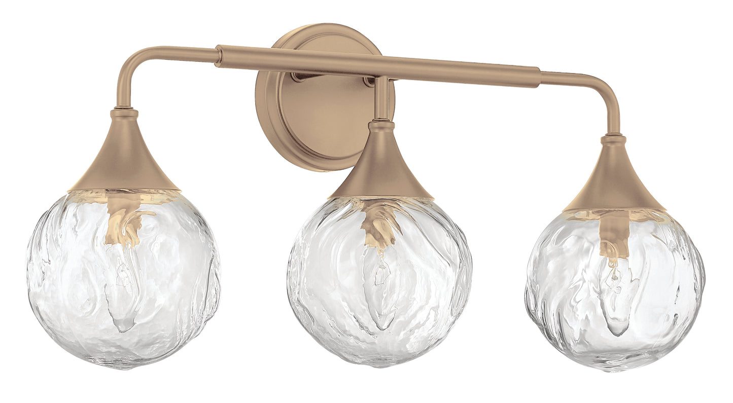 61203-CPZ - Reflection 3 Light 24" Wide Vanity Light - Premium Bronze