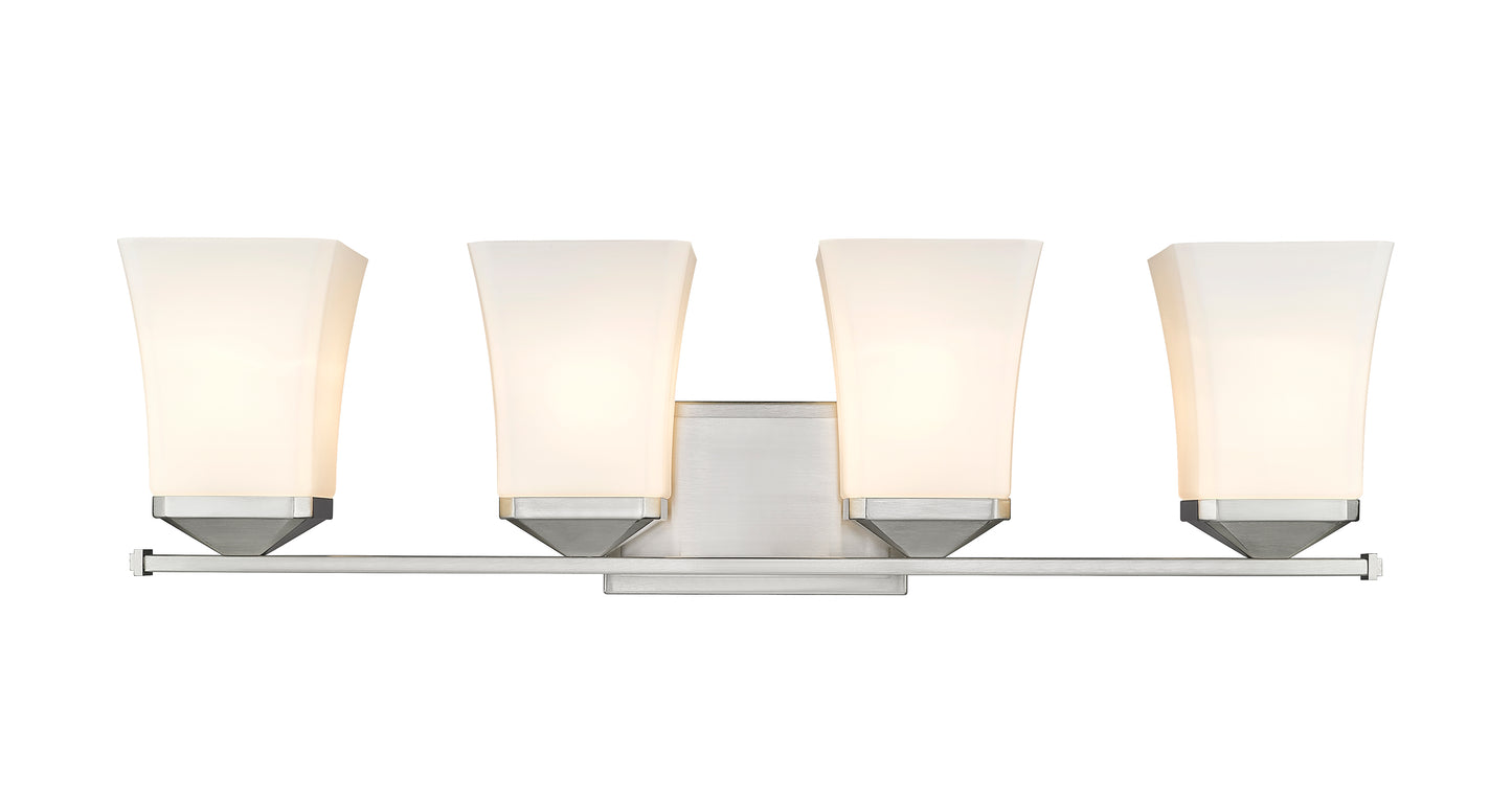 1939-4V-BN - Darcy 4 Light 28" Vanity - Brushed Nickel