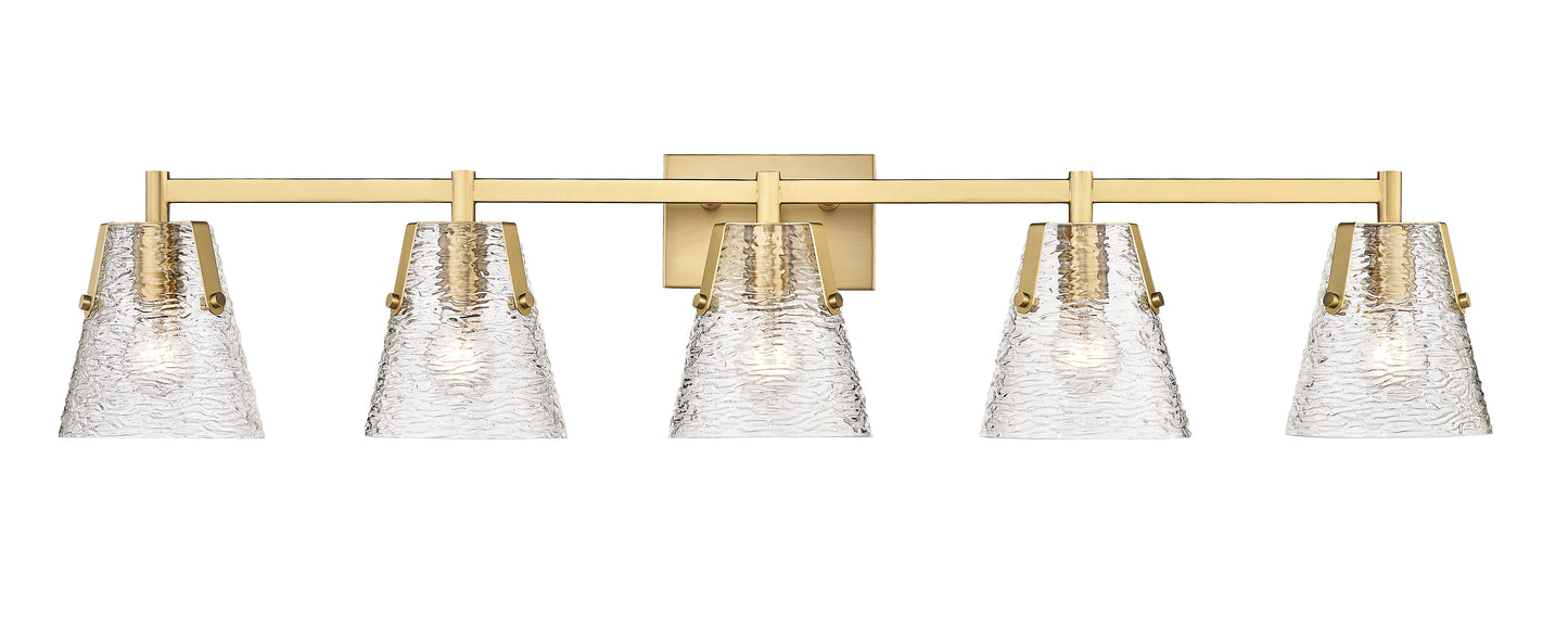 1101-5V-MGLD - Analia 5 Light 46" Vanity - Modern Gold