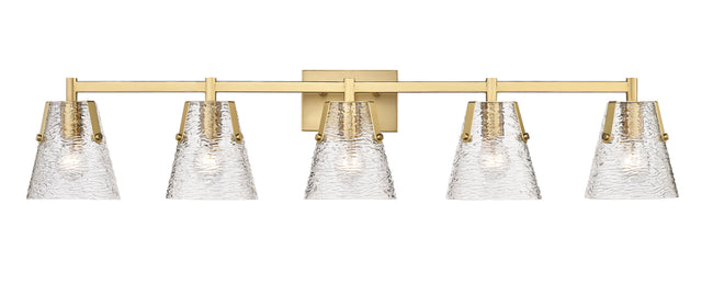 1101-5V-MGLD - Analia 5 Light 46" Vanity - Modern Gold